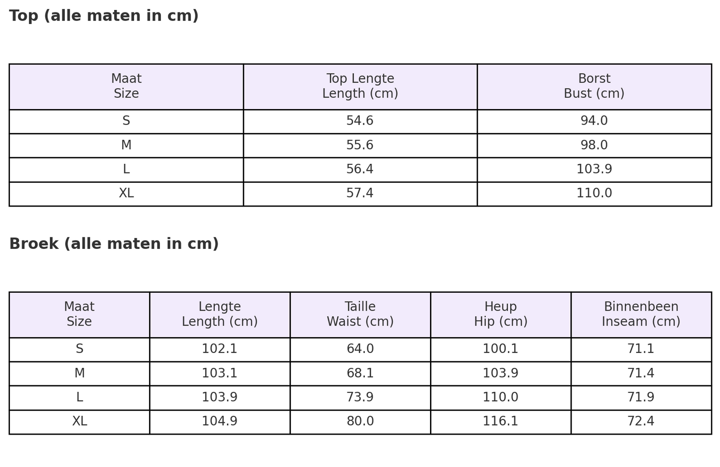 Bloementop met wijde broek set